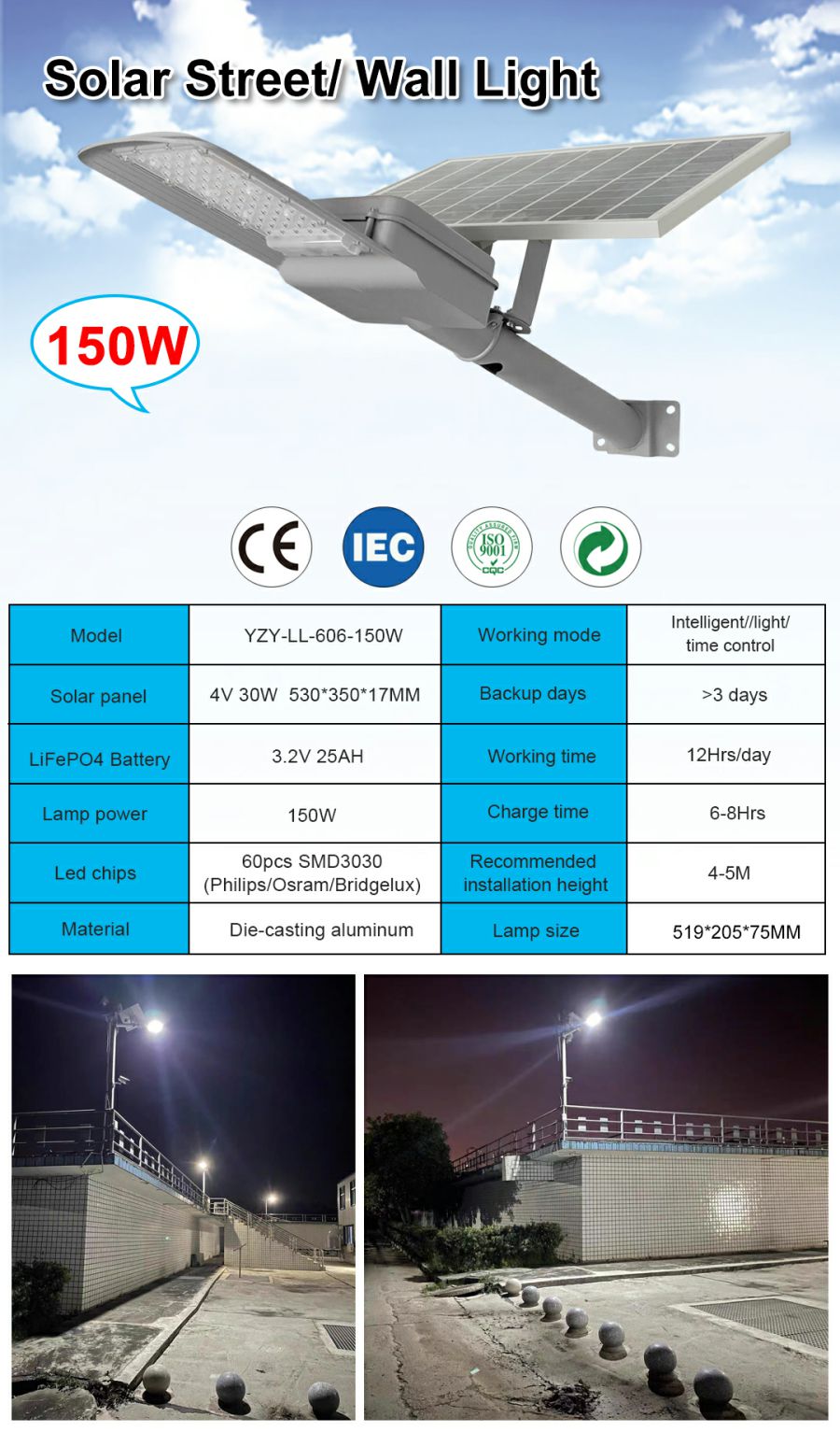 YZY-LL-606 street lamp